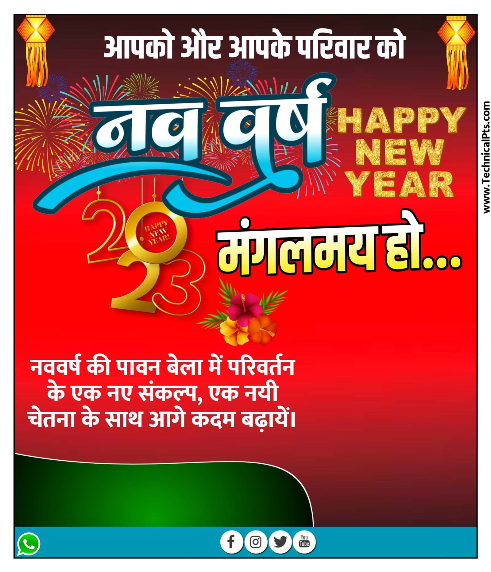 नया साल 2023 पोस्टर, Happy New Year poster 2023| naya sal 2023 poster Kaise banaen| new year 2023 banner editing